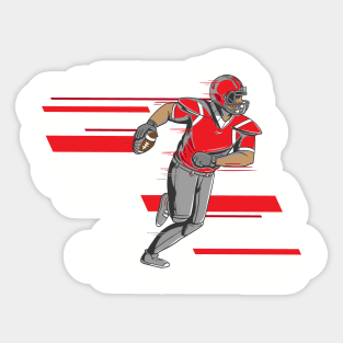 Speed Footballer - Sports Gift Sticker